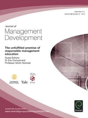 cover image of Journal of Management Development, Volume 34, Issue 1